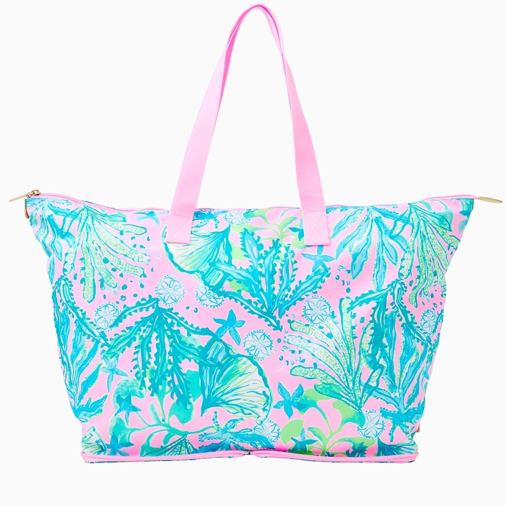 Lilly Pulitzer Getaway Packable Tote Mandevilla